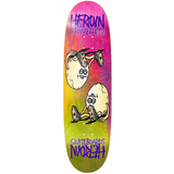 Heroin Team Symmetrical Rainbow Skateboard Deck 8.75"