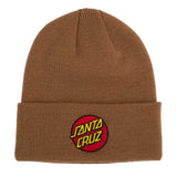 Santa Cruz Classic Dot Long Shoreman Beanie - Brwn Sgr