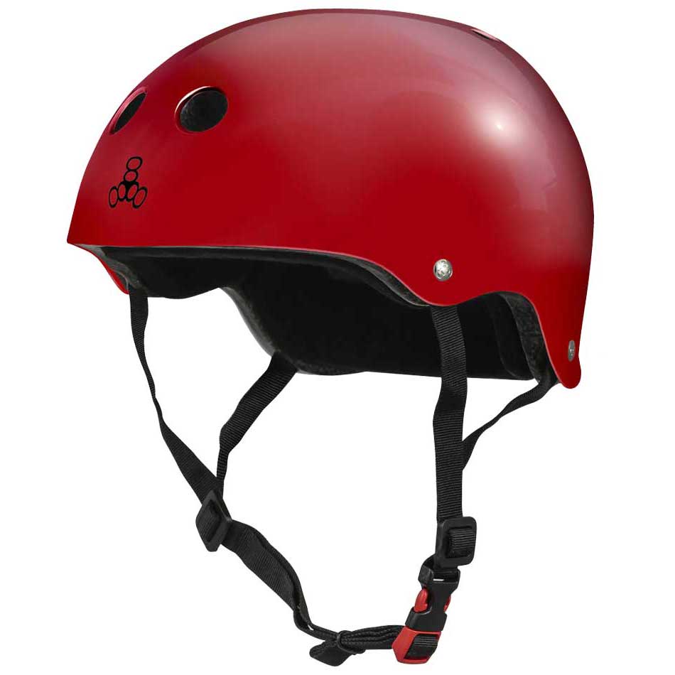 Triple 8 Certified Sweatsaver Skateboard Helmet - Solid Colors