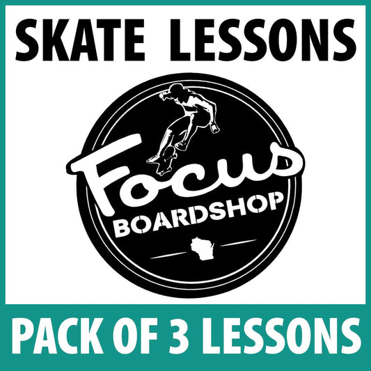 Focus Boardshop One-on-One Skateboard Lessons -  3 Pack