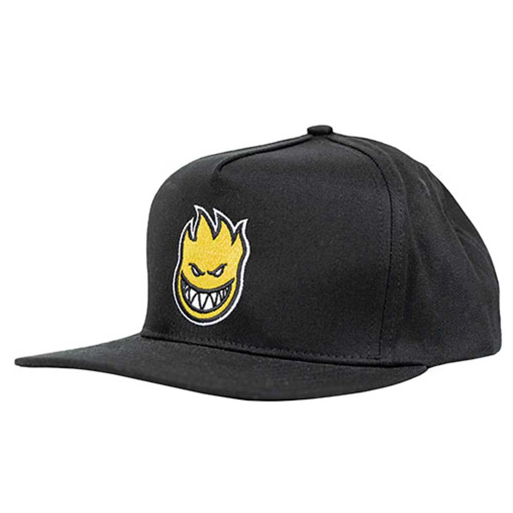 Spitfire Bighead Snapback Hat - Black/Gold