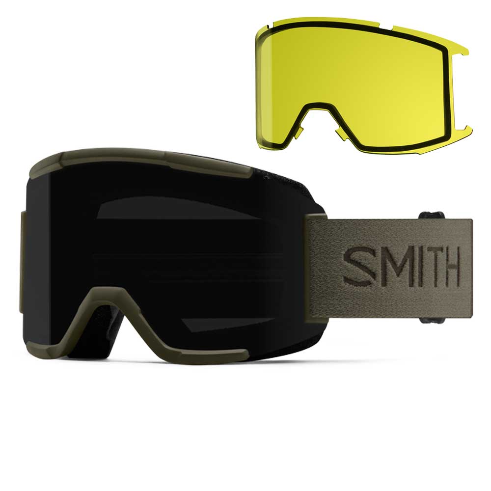 Smith Squad Goggles Forest + ChromaPop™ Sun Black Lens