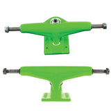 Tensor Trucks Alloy Safety Green Polished Skateboard Trucks