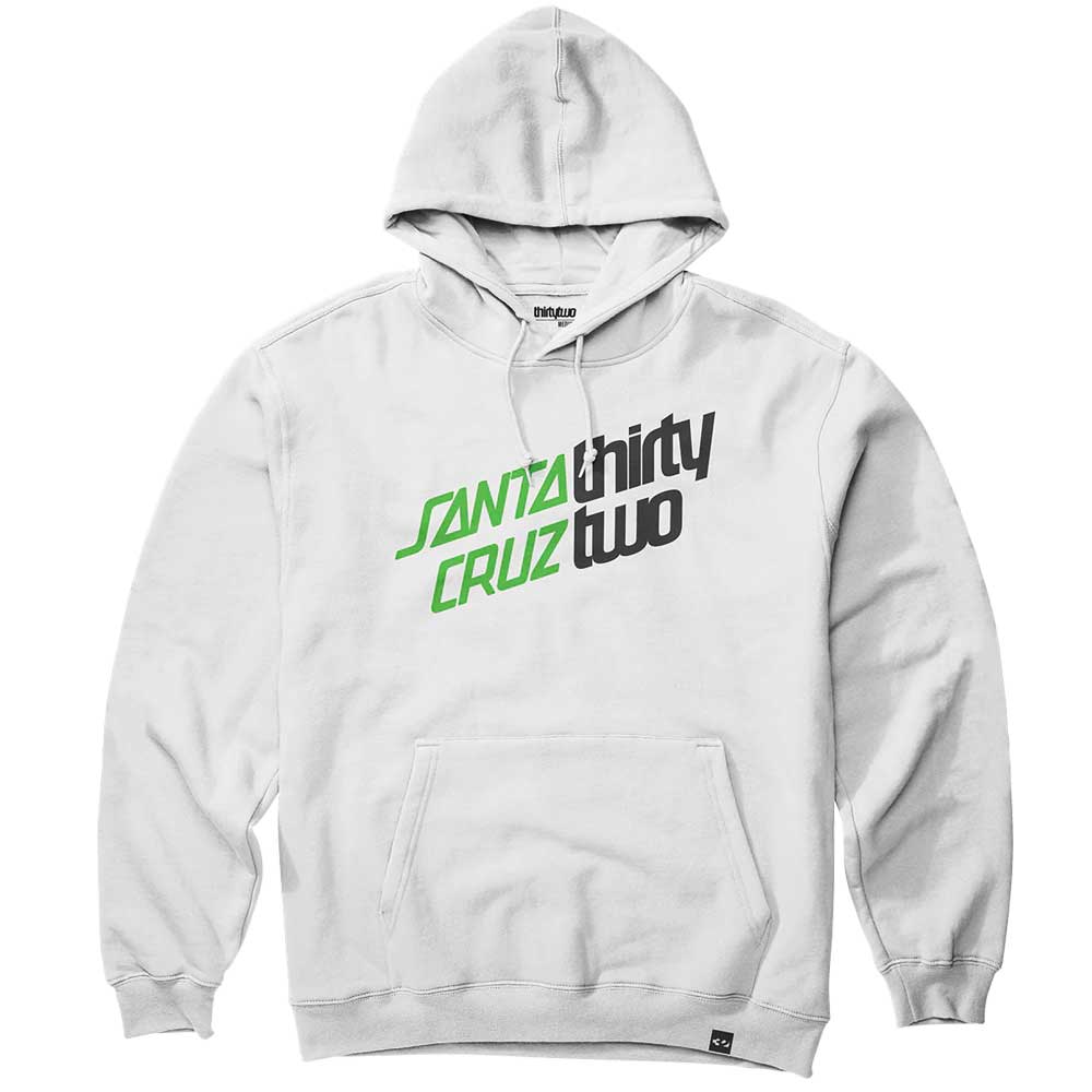 ThirtyTwo x Santa Cruz Pullover Hoodie - White