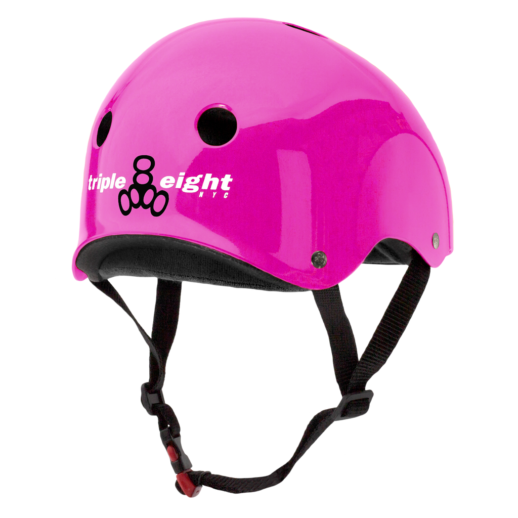 Triple 8 Certified Sweatsaver Skateboard Helmet - Solid Colors