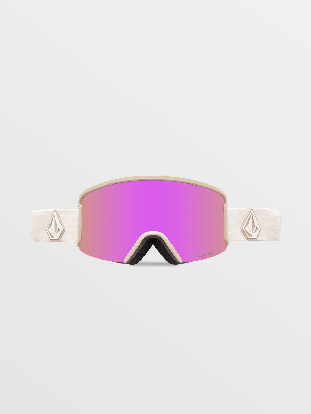 Volcom Garden Snowboard Goggles - Khakiest Sand / Pink Chrome + Bonus  Yellow Lens