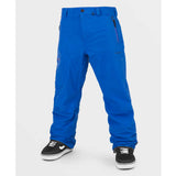 Volcom Mens L Gore-Tex Snow Pants - Electric Blue