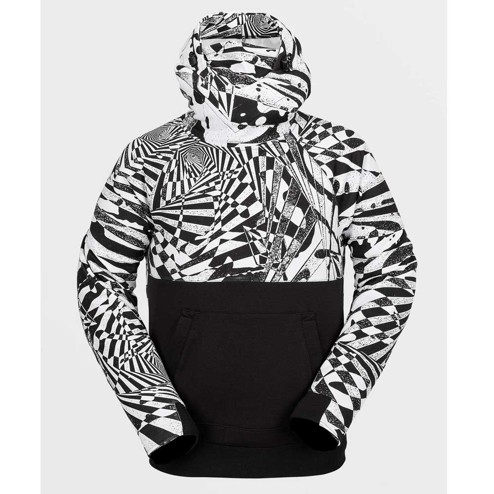 Volcom Men's Hydro Riding Hoodie - Black/White