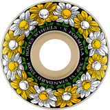 Bones 99a X Formula V1 Pushing Up Daisies Skateboard Wheels - Multiple Sizes