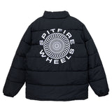 Spitfire Classic 87 Swirl Puff Jacket - Black/White