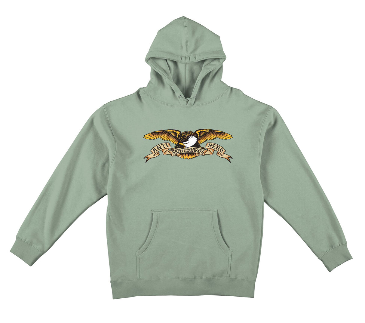 Anti Hero Men's Eagle Hoodie  - Sage