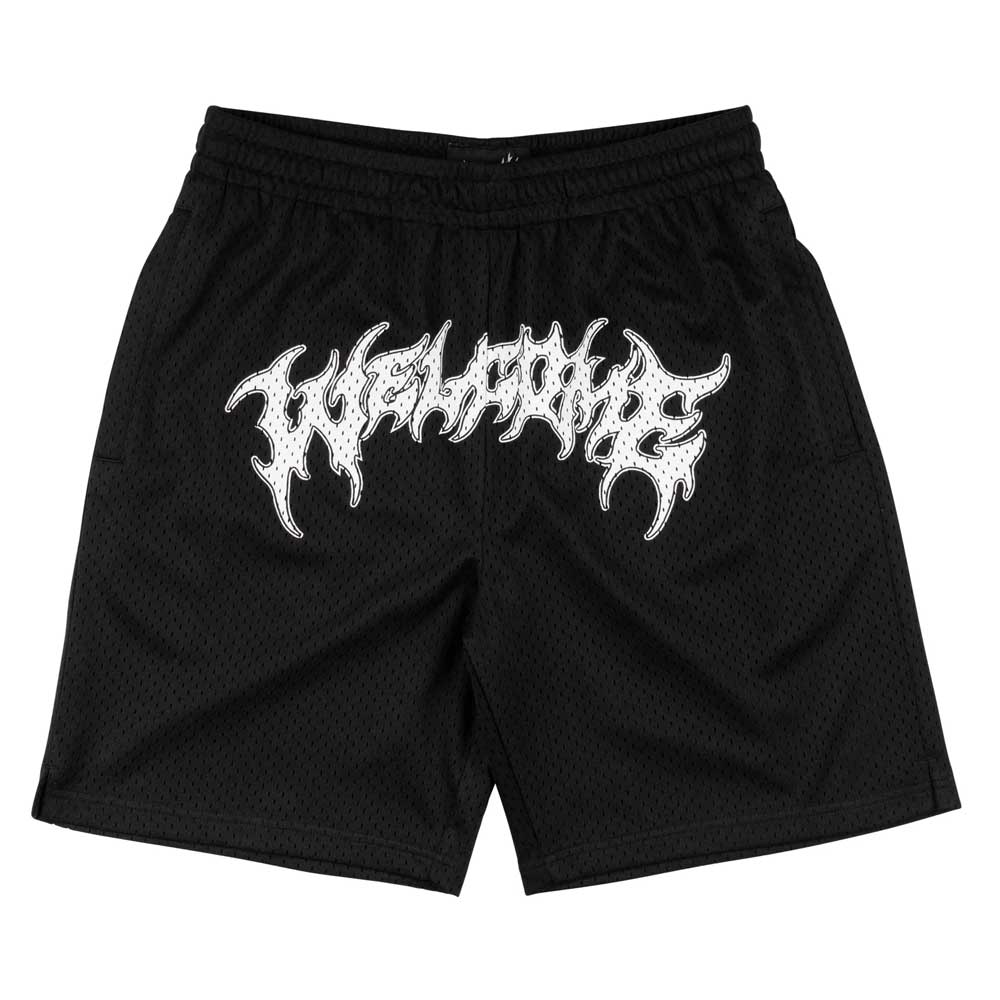 Welcome Barb Mesh Shorts - Black