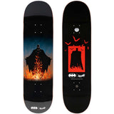 Welcome x Batman Bat Flames on Popsicle Skateboard Deck - 8.5"