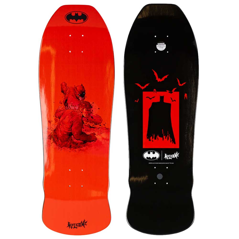 Welcome x Batman Knockout on Early Grab Skateboard Deck - 10.0"