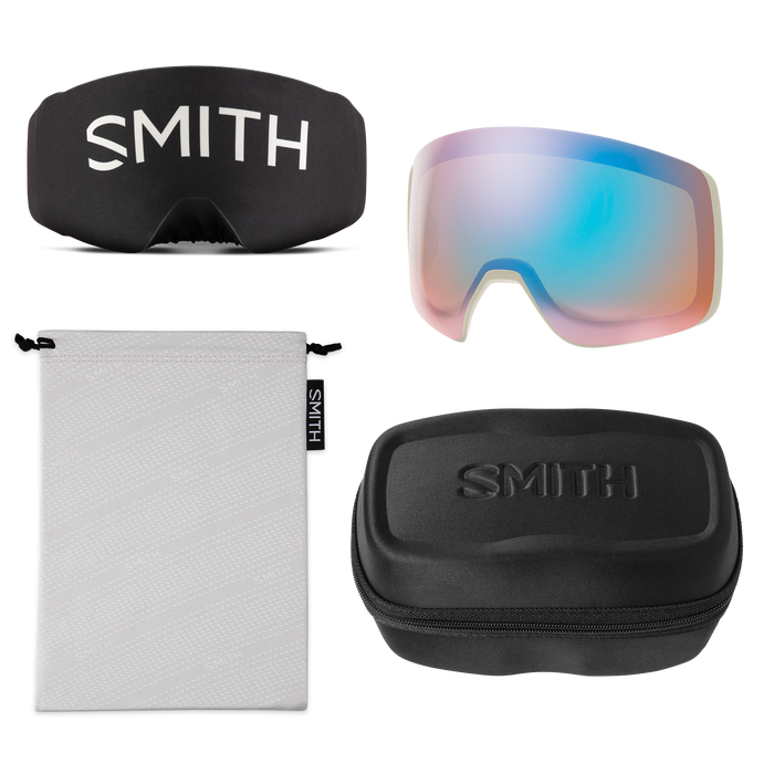 Smith 4D Mag XL Goggles Chalk + ChromaPop™ Sun Black