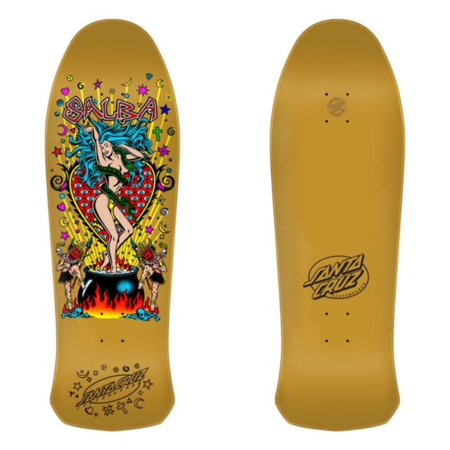 Santa Cruz Salba Witch Doctor Reissue Skateboard Deck 10.4"