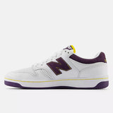 New Balance 480 83 Remixed Skate Shoes - White/Purple/Gold