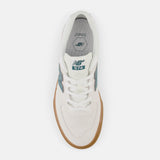 New Balance 574 Skate Shoes Vulc Sea Salt with Teal