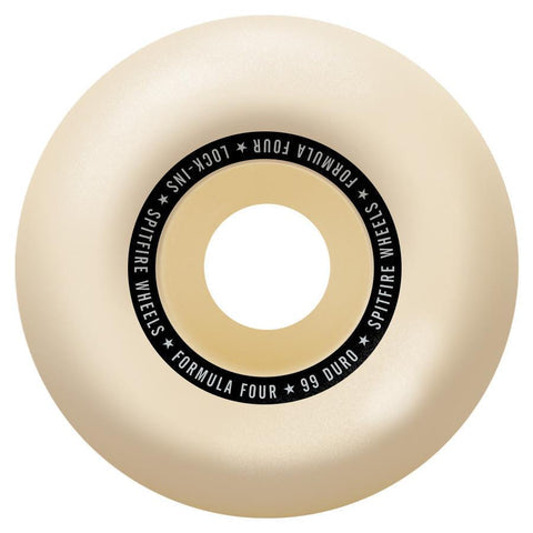 Spitfire 99a Formula Four Lock-ins Skateboard Wheels Natural - Multiple sizes