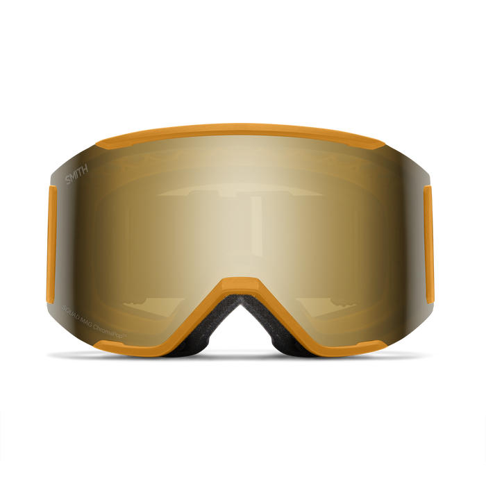 Smith Squad Mag Goggles Sunrise + ChromaPop™ Sun Black Gold Mirror Lens