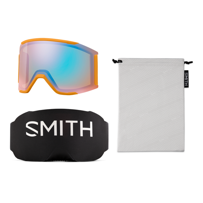 Smith Squad Mag Goggles Sunrise + ChromaPop™ Sun Black Gold Mirror Lens