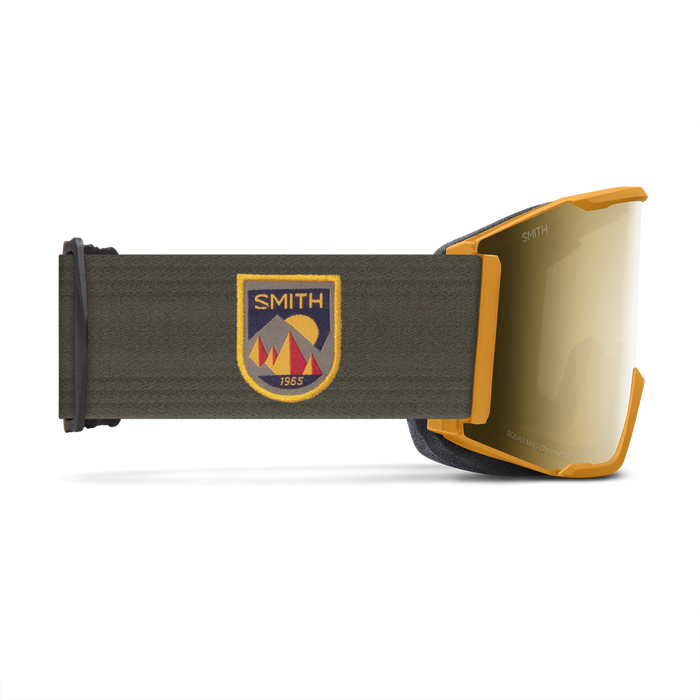 Smith Squad Mag Goggles Sunrise + ChromaPop™ Sun Black Gold Mirror Lens