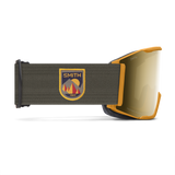 Smith Squad Mag Goggles Sunrise + ChromaPop™ Sun Black Gold Mirror Lens