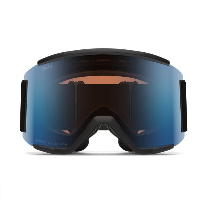 Smith Squad XL Goggles Black + ChromaPop™ Pro Photochromic Blue Mirror Lens