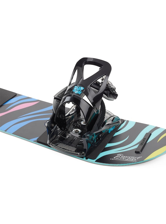 Burton Kids Grom Disc Snowboard Bindings 2024 Black Focus