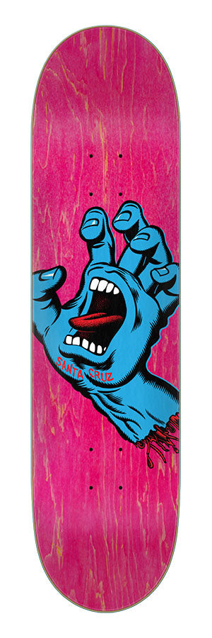 Santa Cruz Screaming Hand Skateboard Deck 7.8"