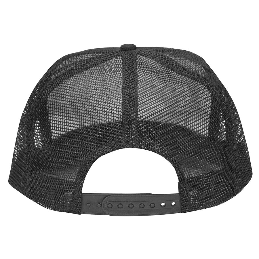 Santa Cruz Classic Dot Mesh Trucker High Profile Hat - Black