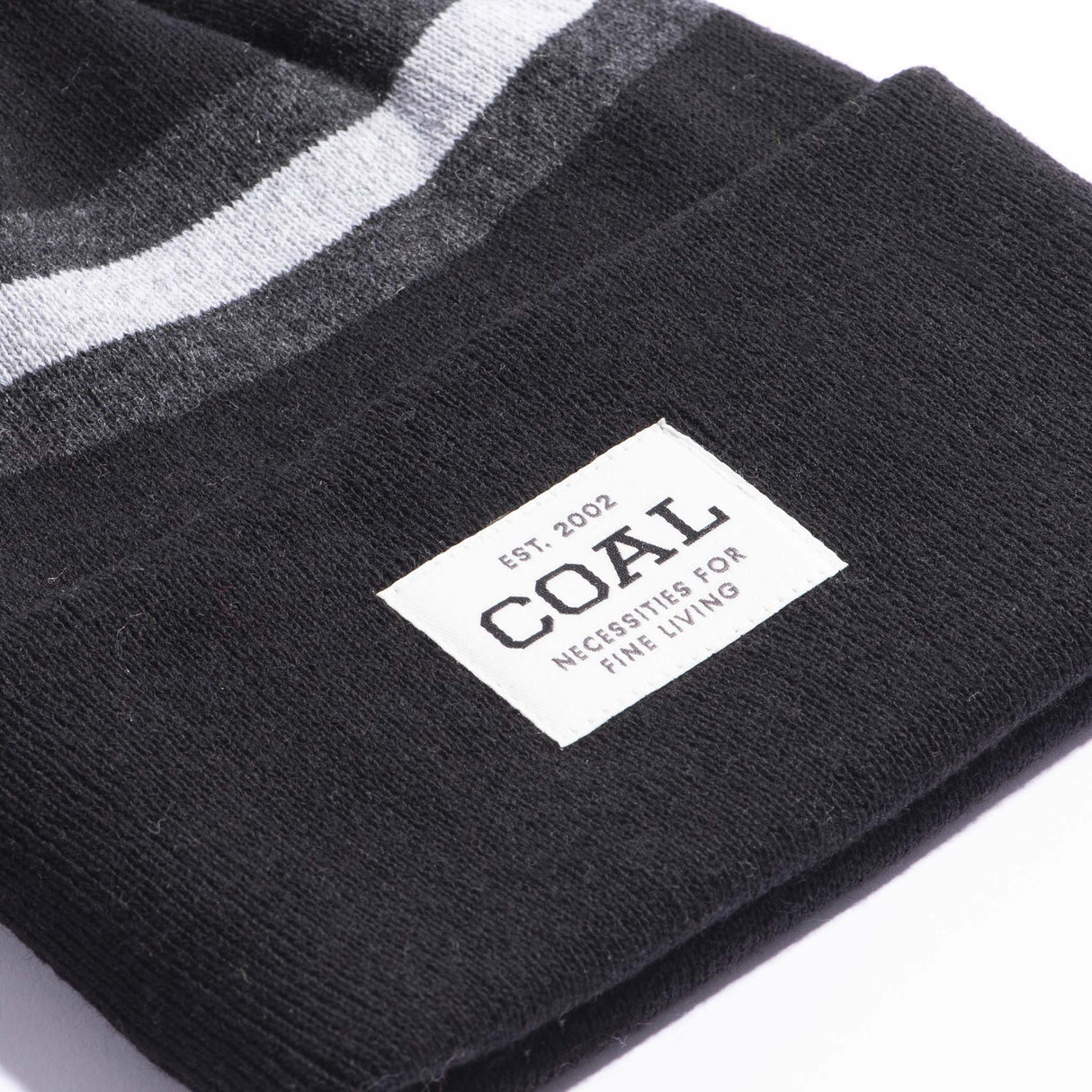 Coal Recycled Wool Uniform Knit Cuff Beanie - Stripe