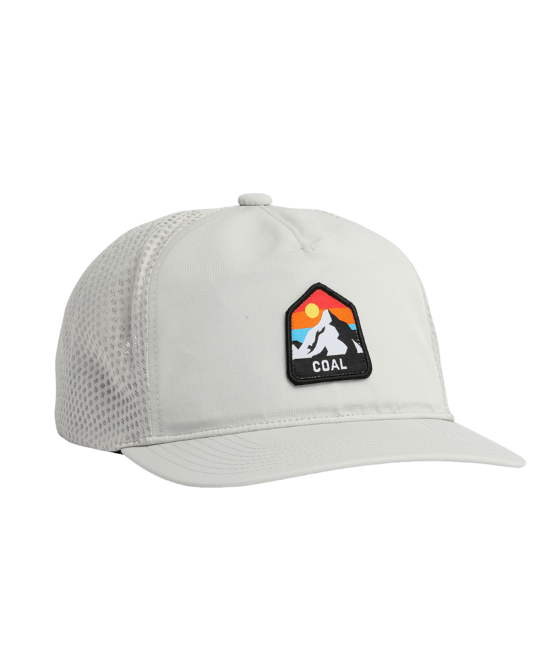 Coal The Peak Outdoor UPF 5 Panel Cap - Light Grey