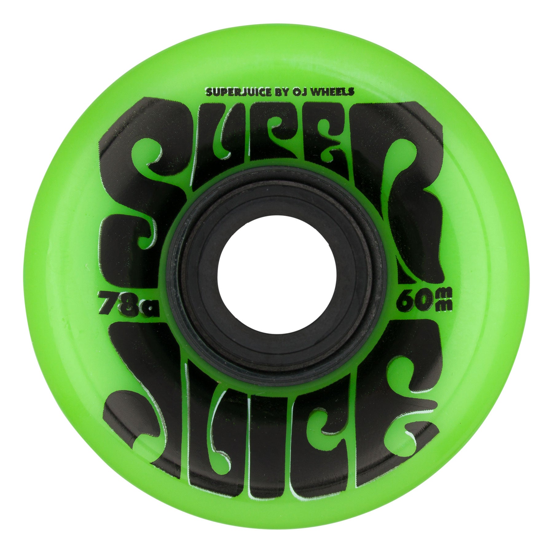 OJ Super Juice Bright Green 78a 60mm Skateboard Wheels – Focus 