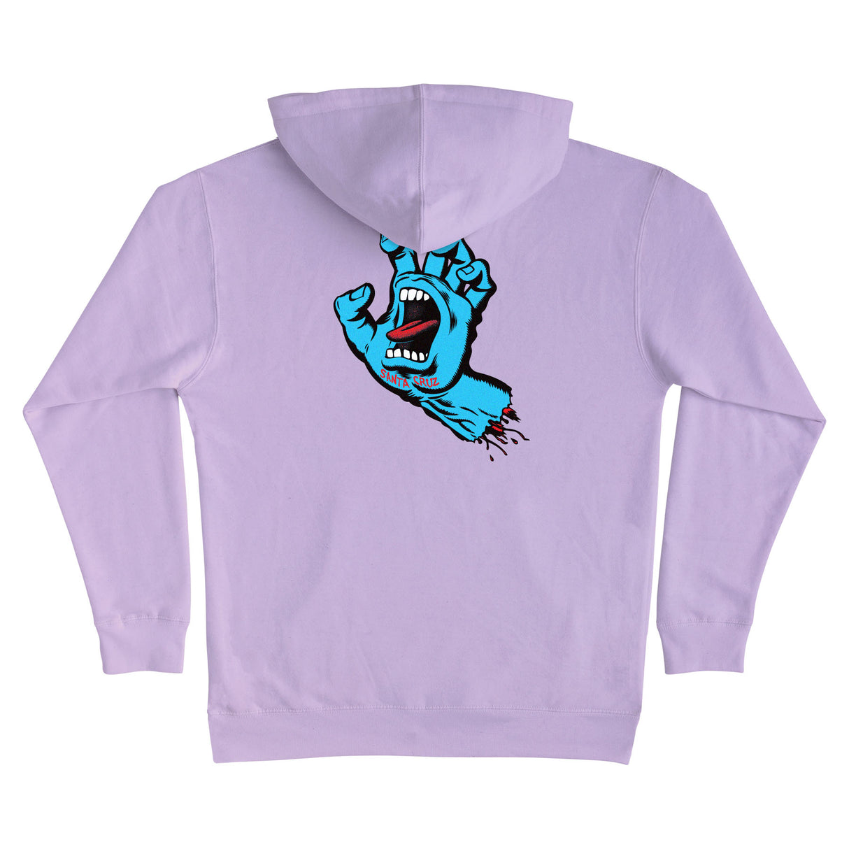 Screaming Hand P/O Hooded Sweatshirt Santa Cruz Lavender