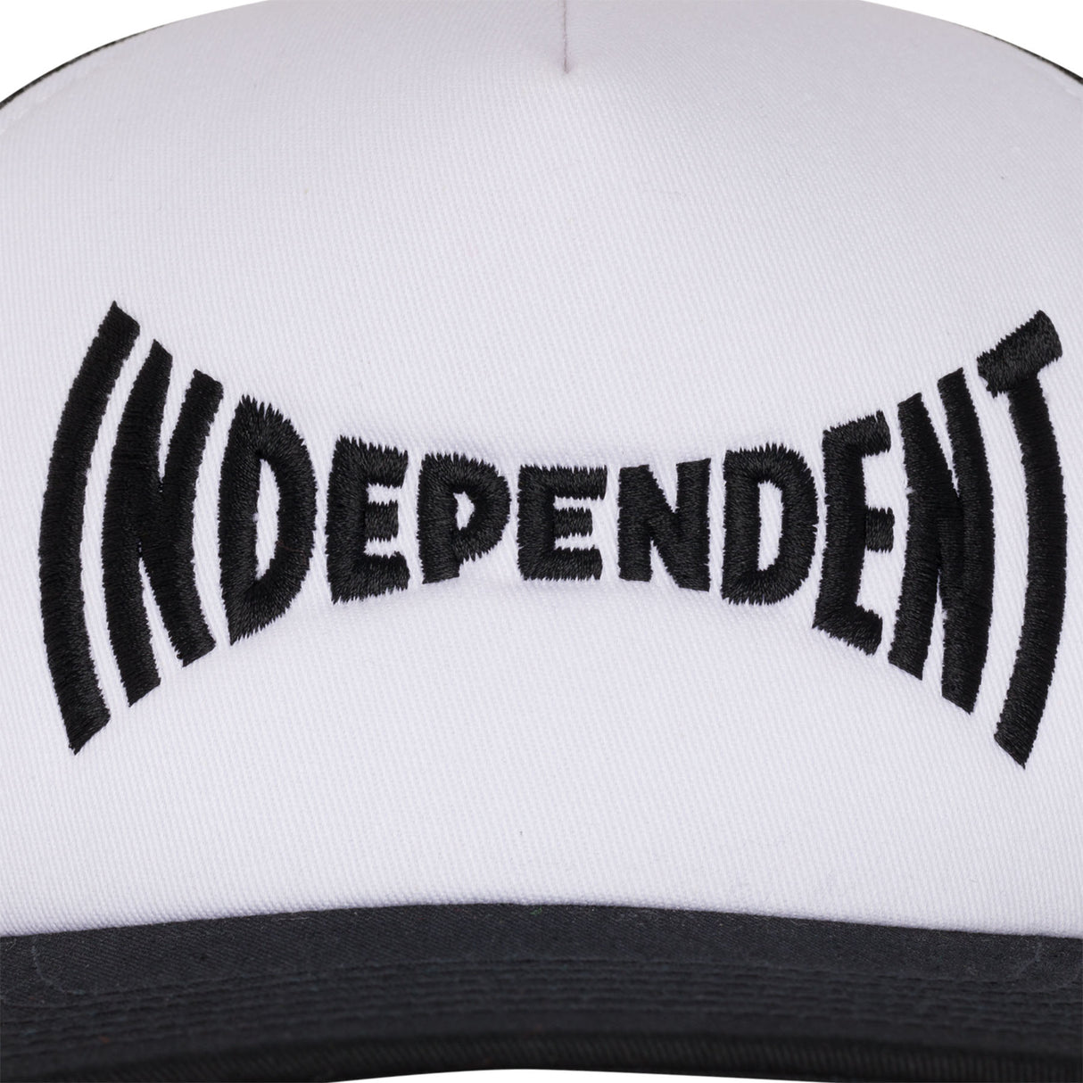 Span Trucker Hat White/Black Independent