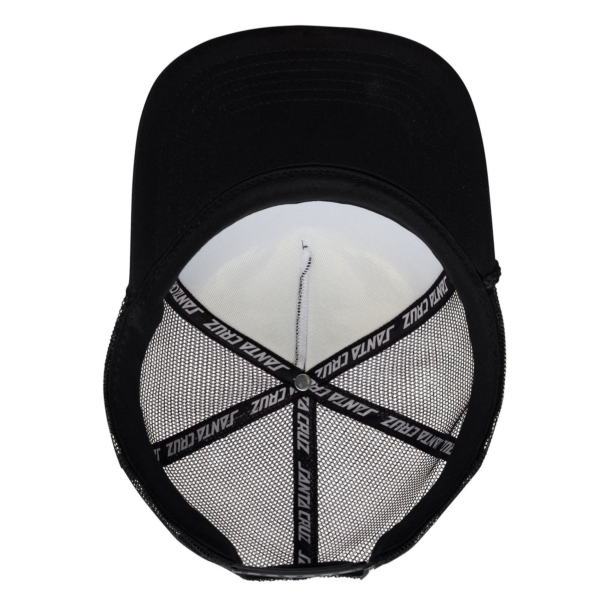 Santa Cruz Meek OG Slasher Hand Mesh Trucker Hat - Black