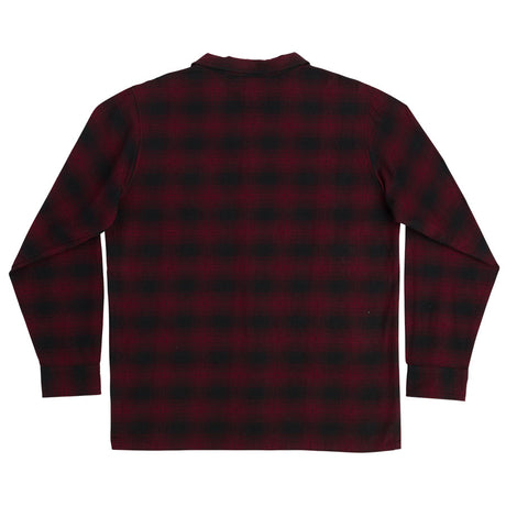 Independent Tilden Longsleeve Flannel Shirt - Black/Burgundy