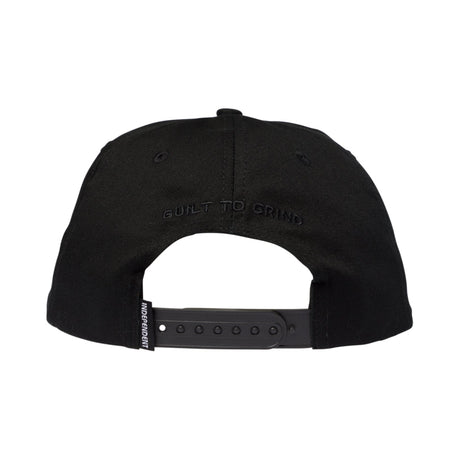 Independent Spanning Snapback Mid Profile Men's Hat - Black