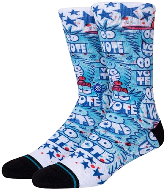 Stance Get Out N Vote Crew Socks