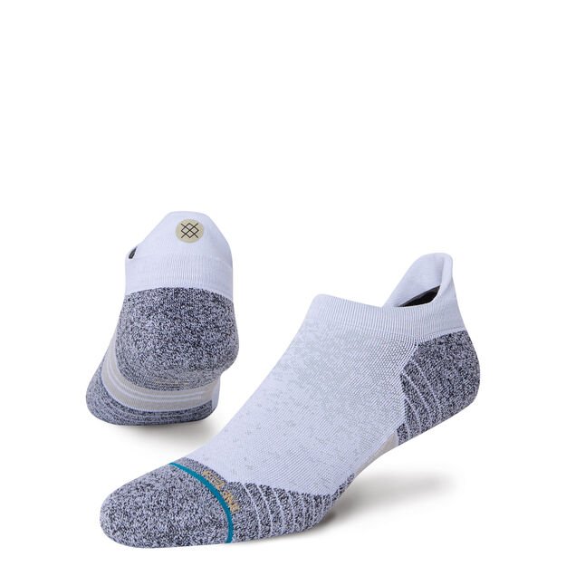 Stance Performance Light Run Tab Socks - White