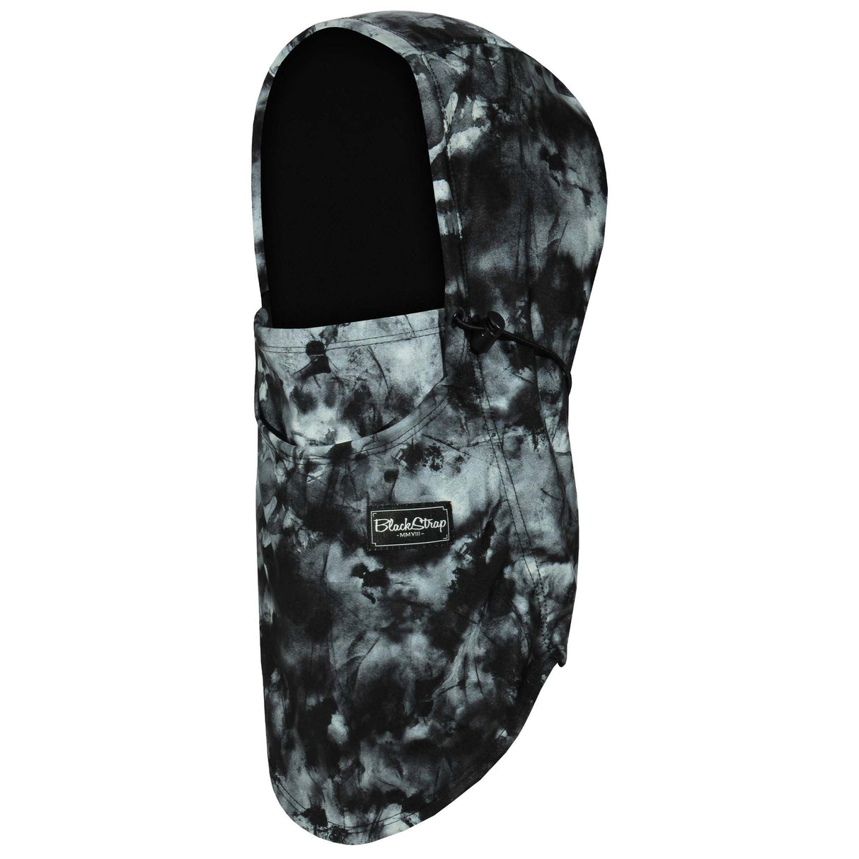 Blackstrap The Team Hood Balaclava Facemask - Tie Dye Black