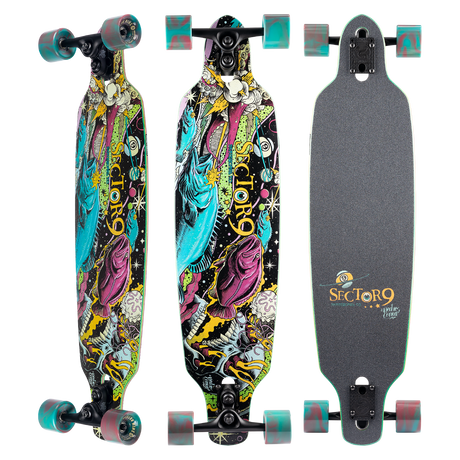 Sector Nine Fractal Battle Longboard