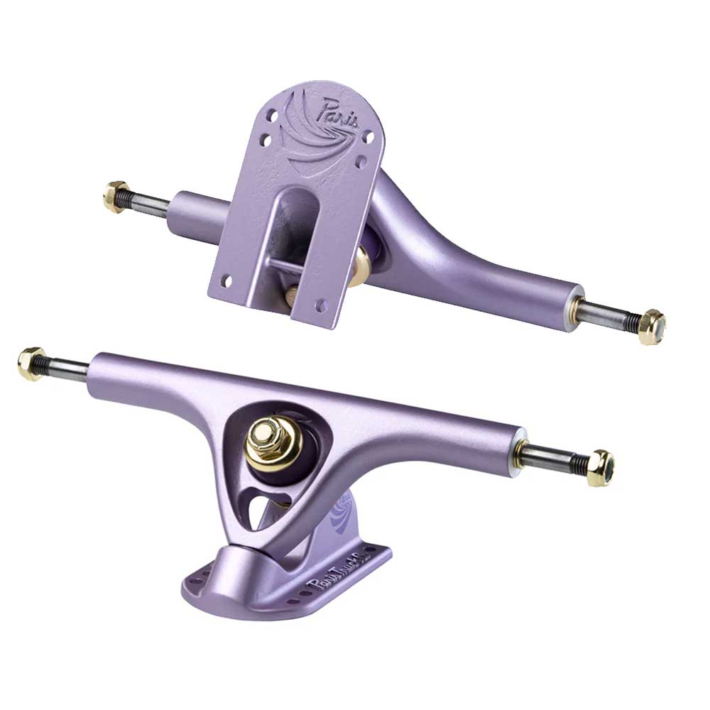 Paris V3 180mm 50º Longboard Trucks Set of 2 - Purple Tide