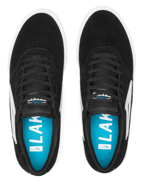 Lakai Manchester Skate Shoes - Black Suede