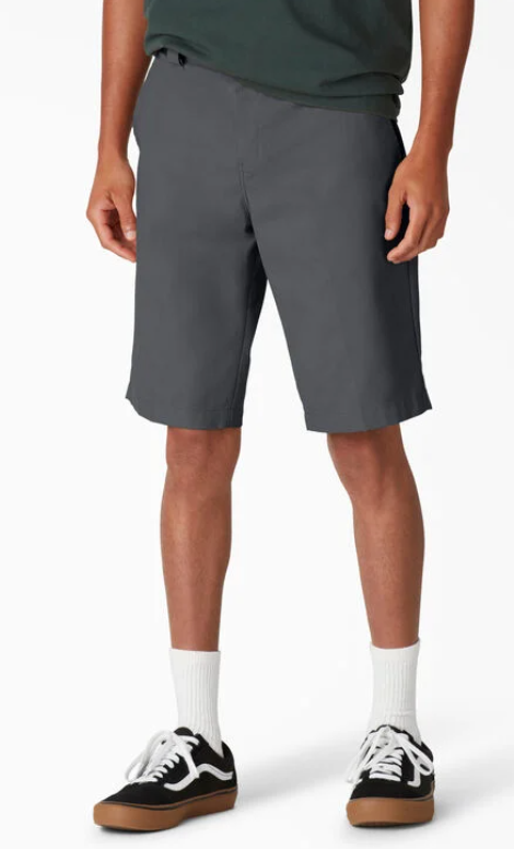 Dickies Skateboarding Slim Twill Shorts Charcoal