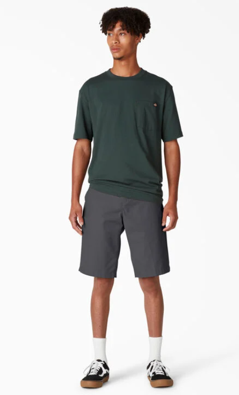 Dickies Skateboarding Slim Twill Shorts Charcoal