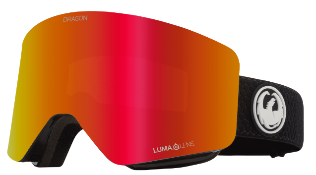 Dragon R1 Goggles Split Red With Bonus Lens