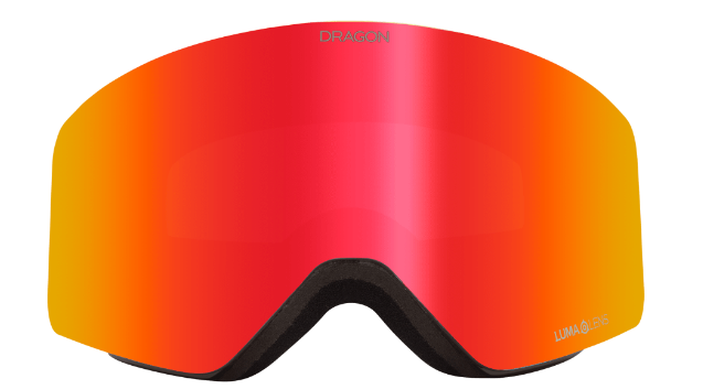 Dragon R1 Goggles Split Red With Bonus Lens