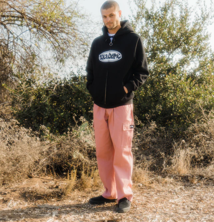 Welcome Principal Cargo Twill Pant - Rose